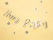 Picture of BANNER HAPPY BIRTHDAY SILVER 16.5X62CM